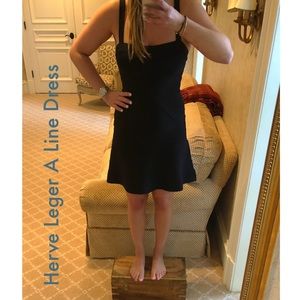 Herve Leger A Line Bandage dress